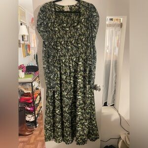 Scotch & Soda Green Floral Dress